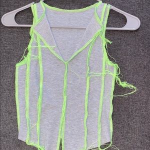 ripped string shirt😍😍